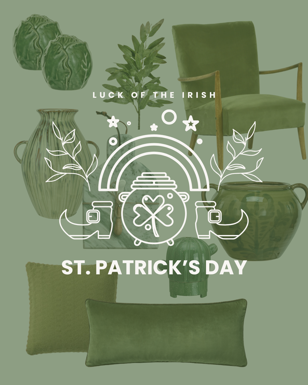 Charm Your Space: St. Patrick’s Day Edit