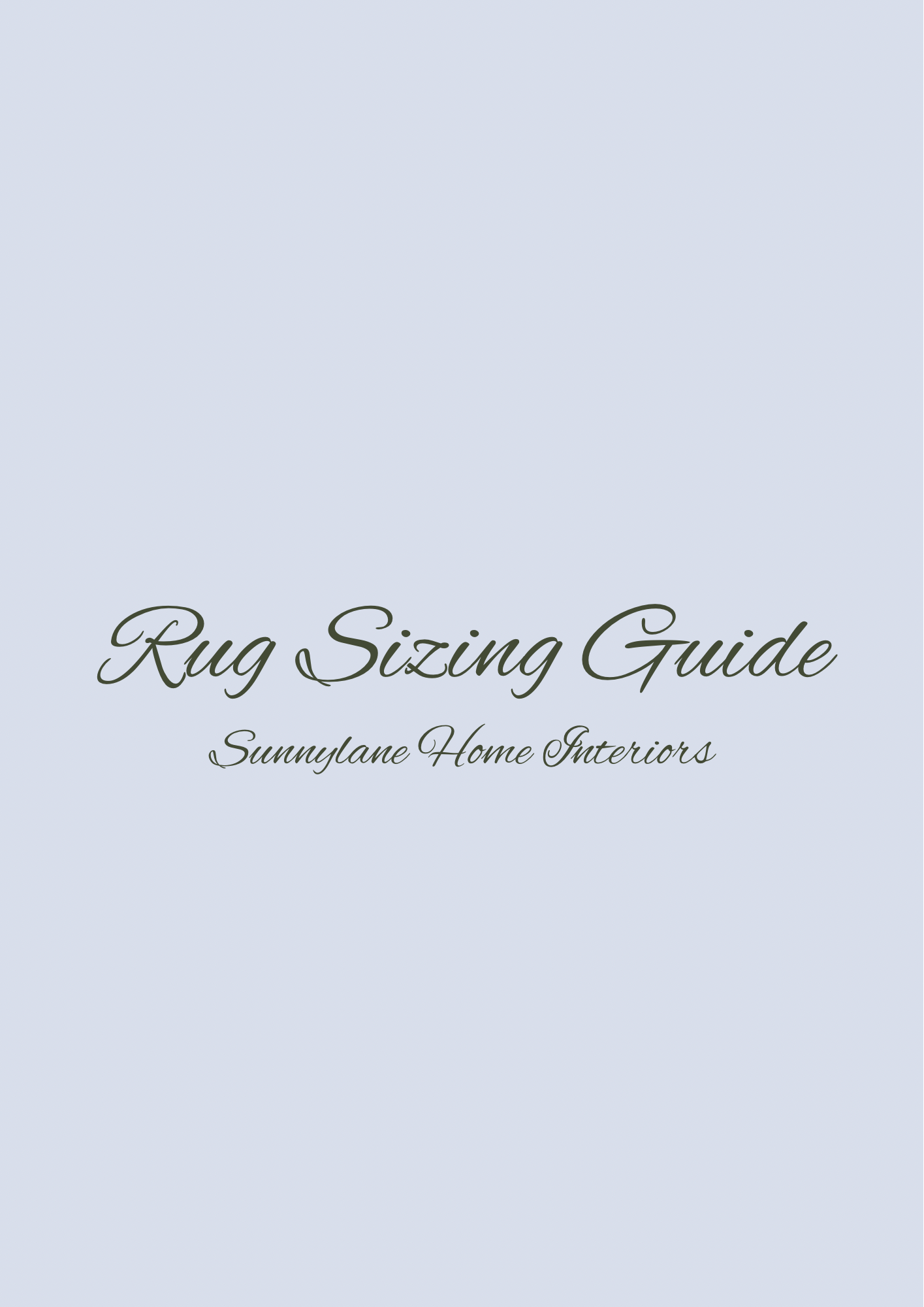 Living Room Rug Sizing Guide