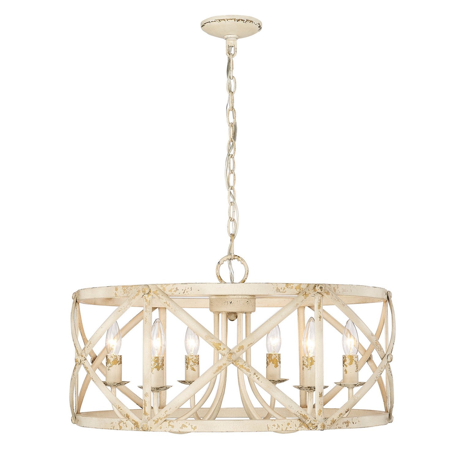 Louisa May Six Light Pendant