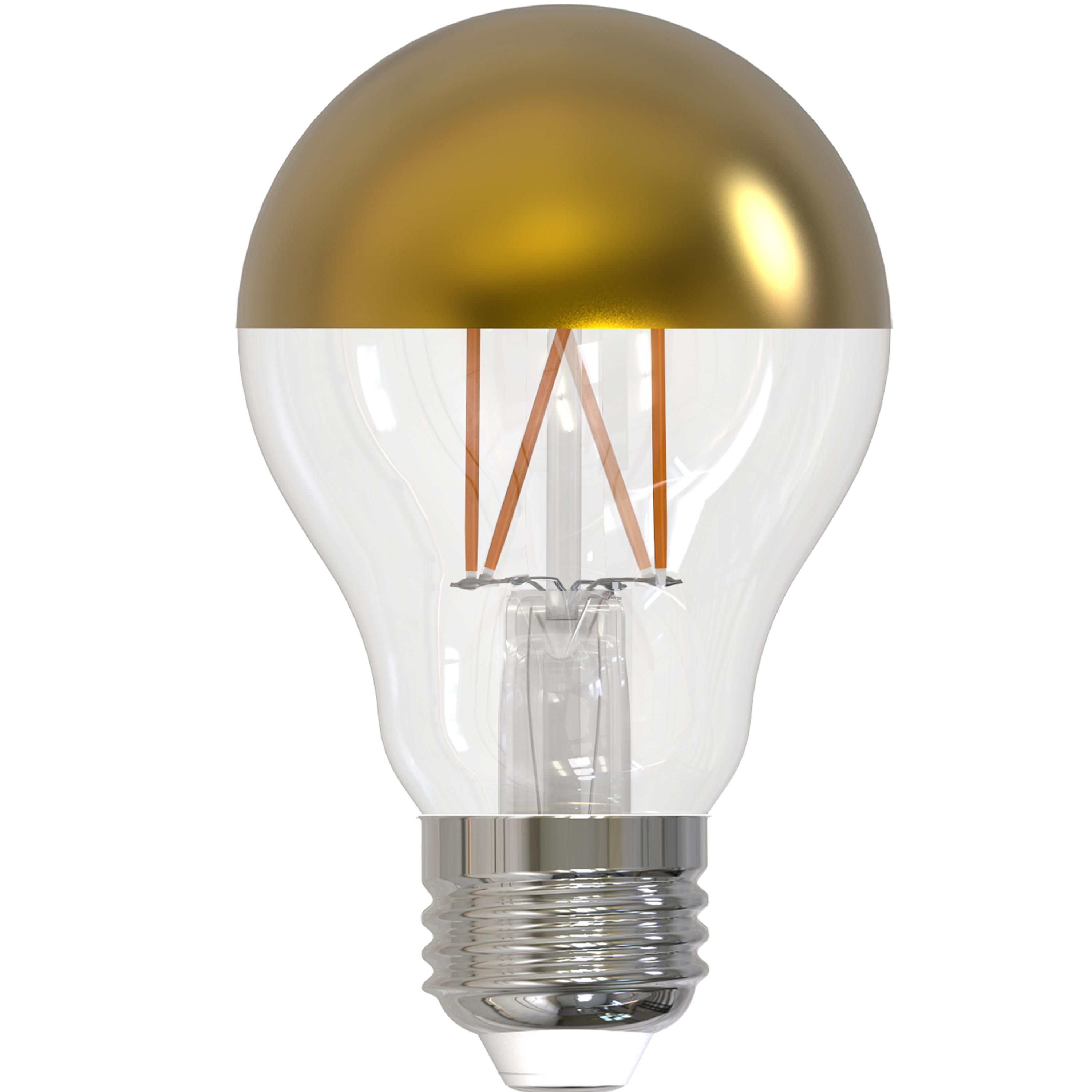 Half Gold 5W LED A19 2700K Bulb