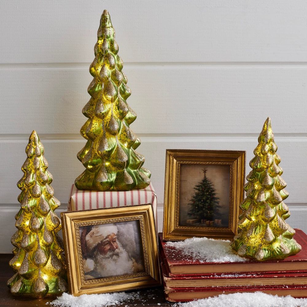 6" Gilded Christmas Framed Art