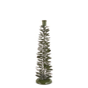 14" Green Pinecone Candle Holder