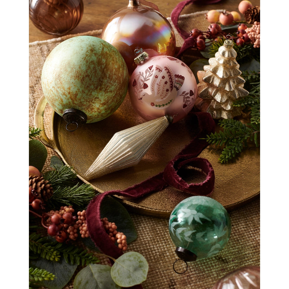4.5" Glitter Tree Ornament