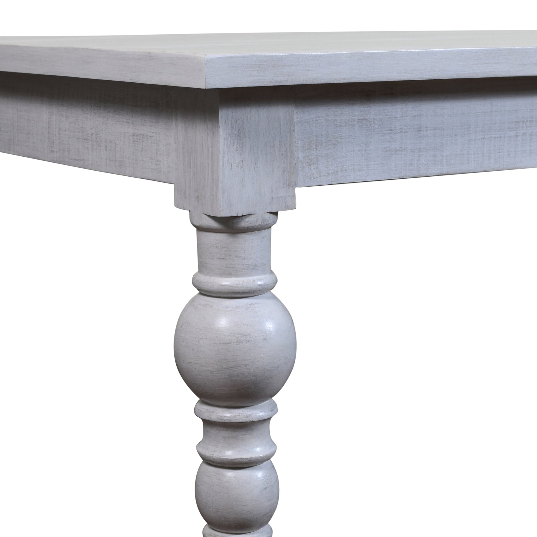 Laurel White Wash Dining Table