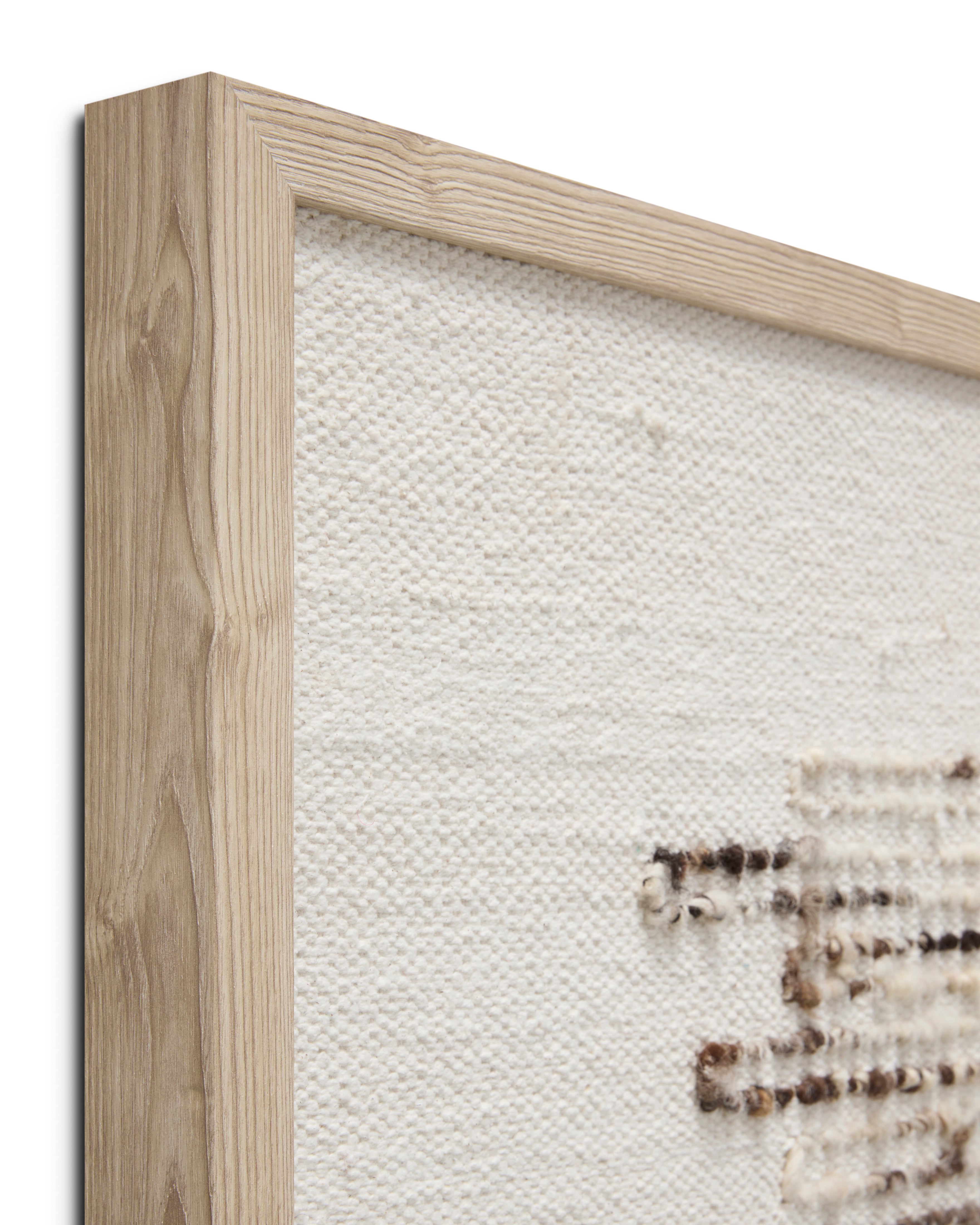 Getty Woven Framed Art