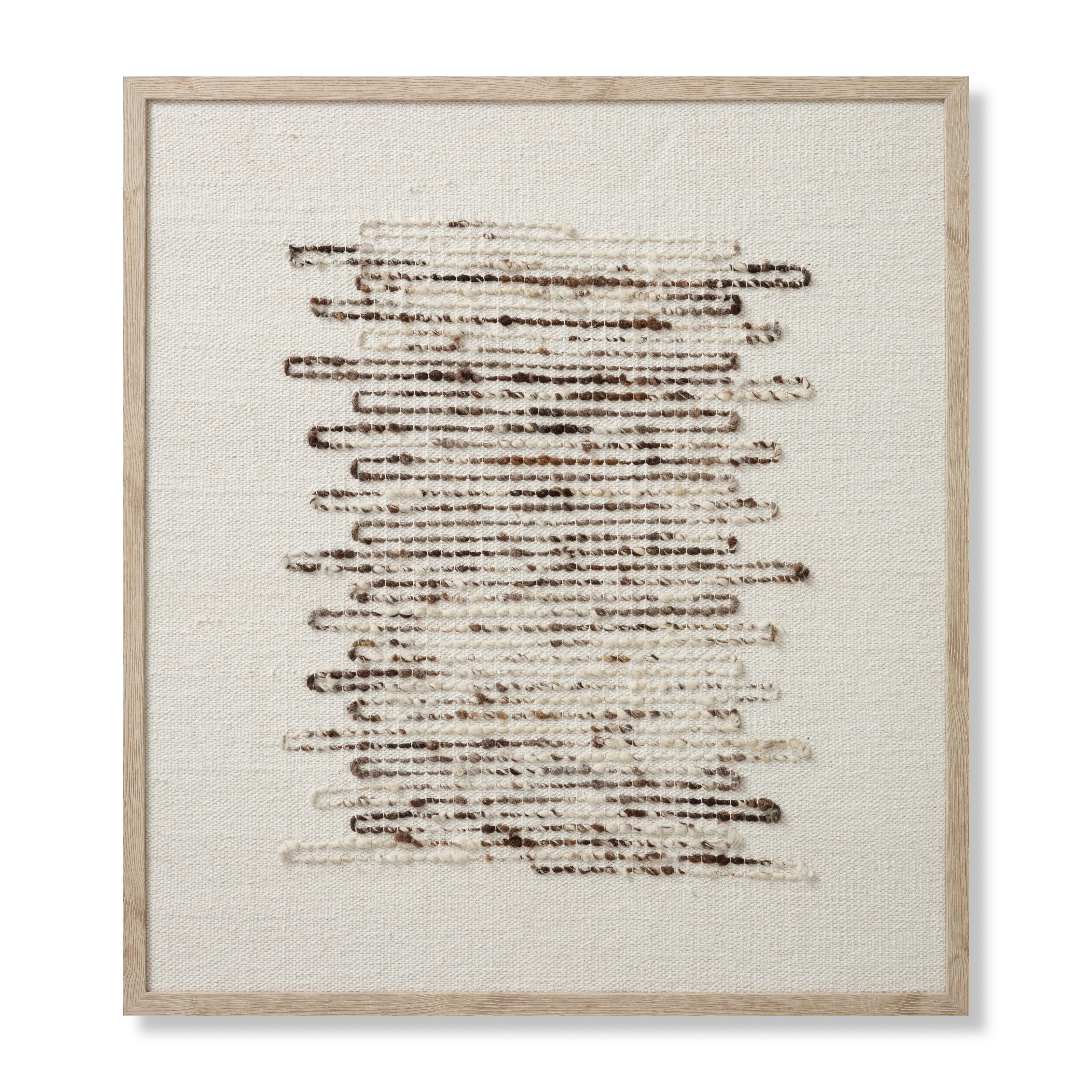 Getty Woven Framed Art