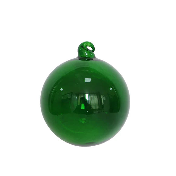 Green 6" Crystalline Ornament