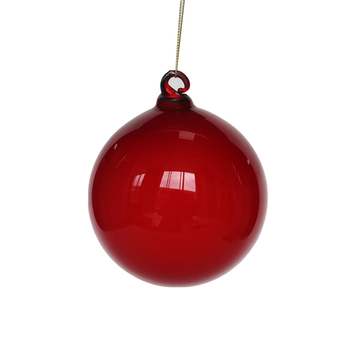 Red 6" Illume Glass Ornament