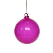 Hot Pink 4" Illume Glass Ornament
