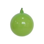Lime 4" Milky Glass Ornament