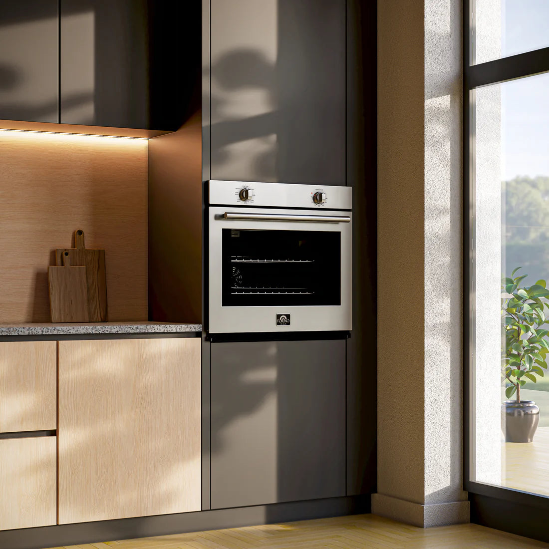 Forno Vomero 30" White Wall Oven