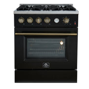 Marco 30" Black Gas Range