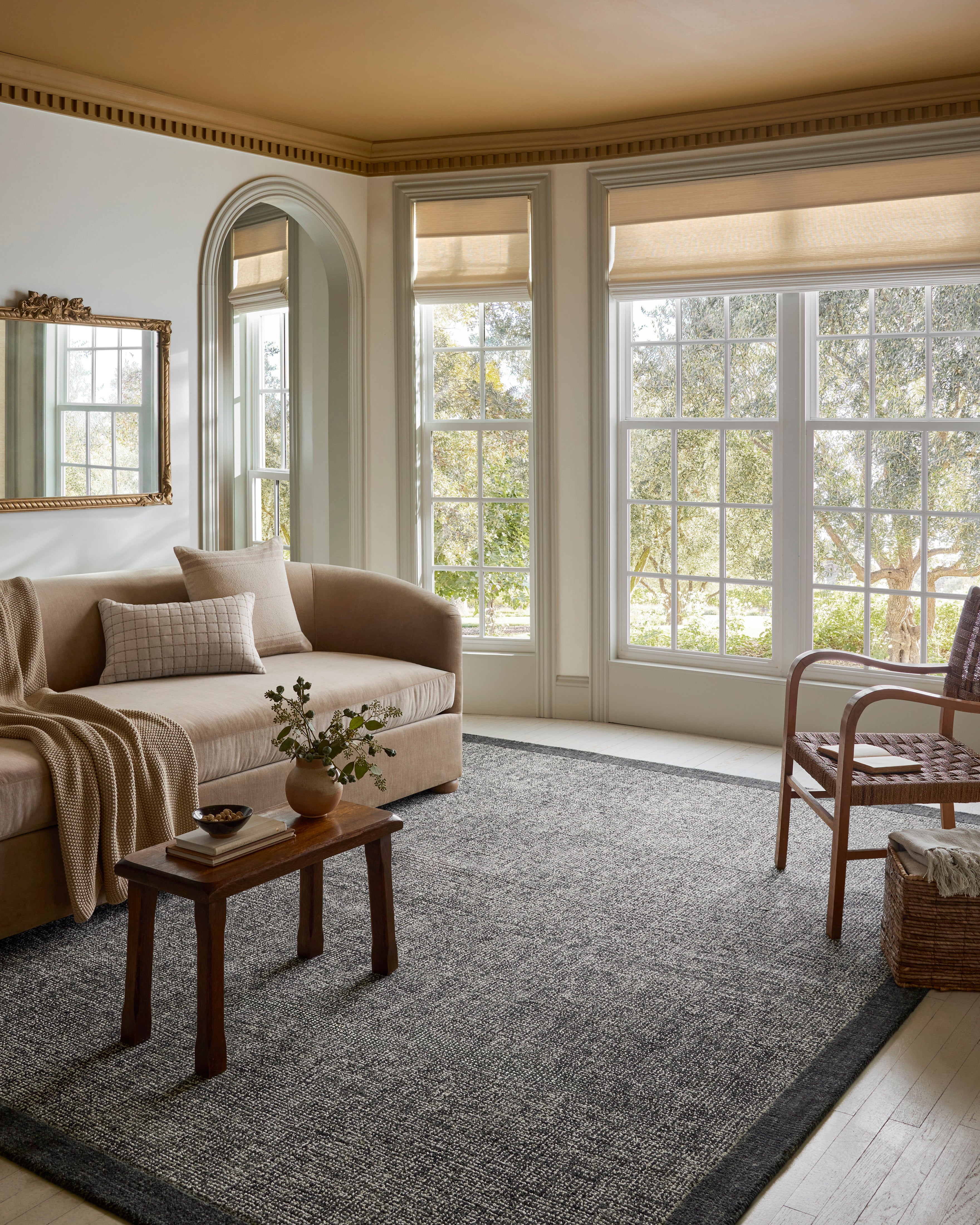 Henley Rug Ivory/Charcoal