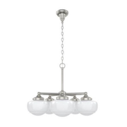 Creek Brushed Nickel Chandelier