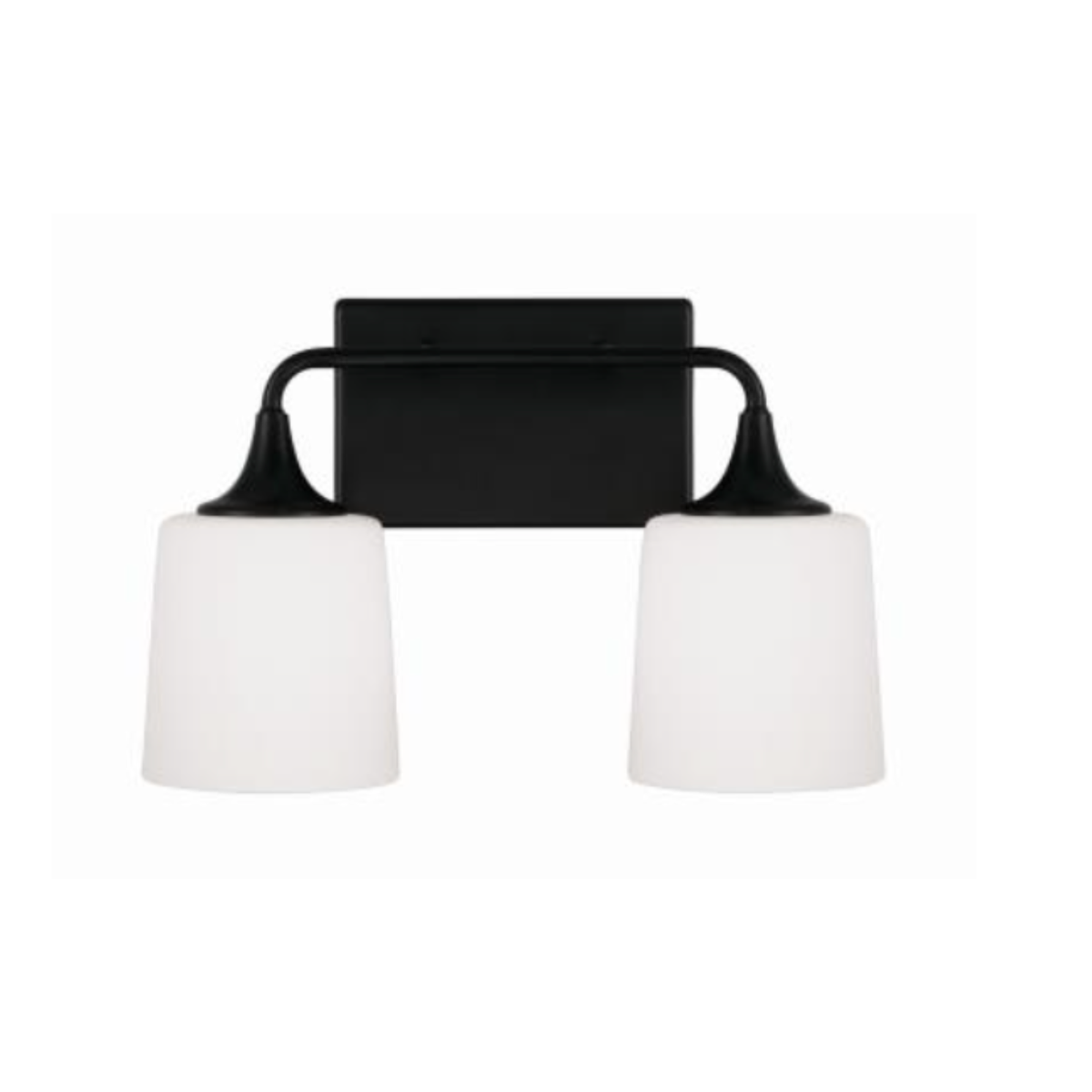 Lisa Matte Black Vanity Light