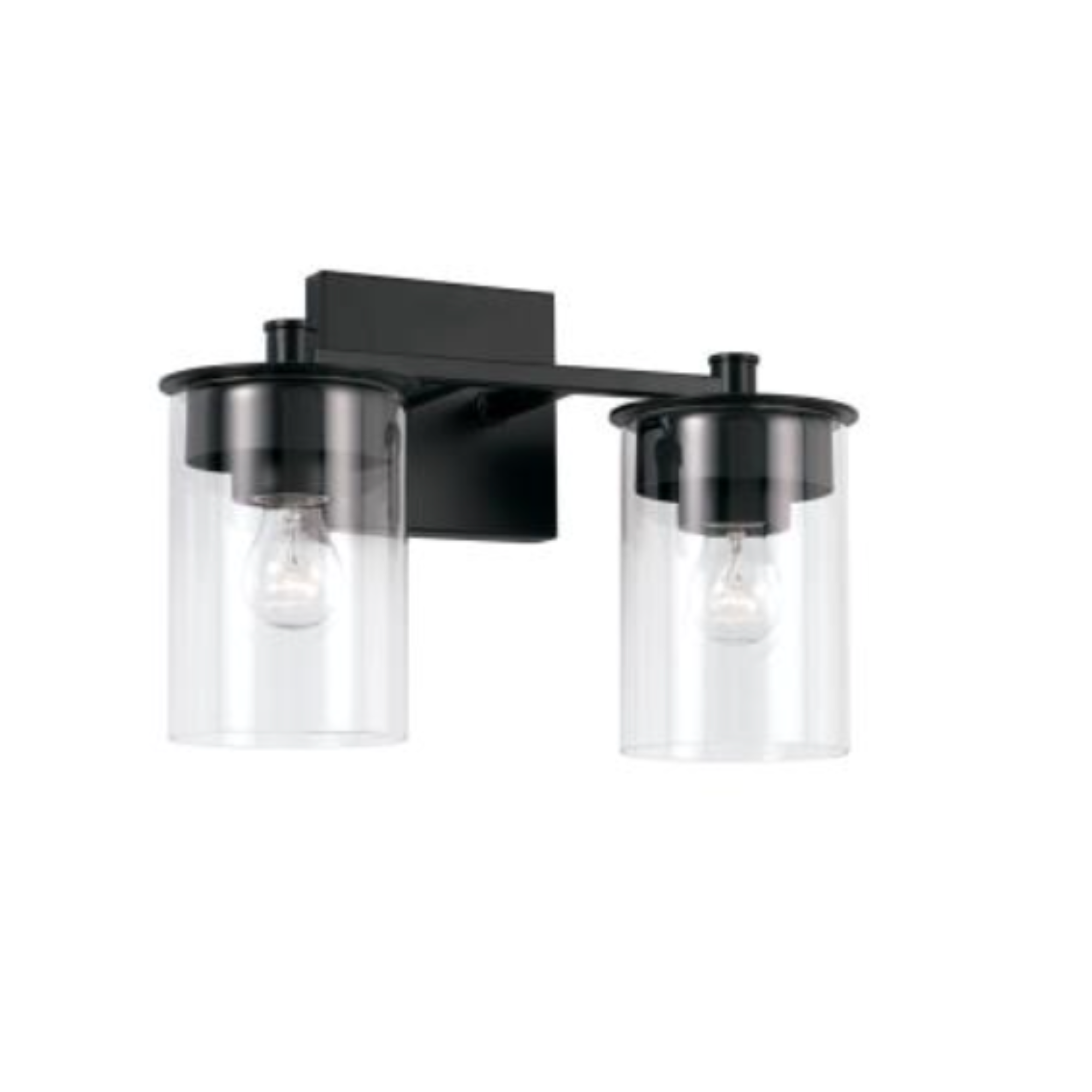 Dawson Matte Black Vanity Light