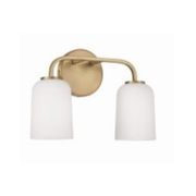 Terrah Aged Brass Vanity Light