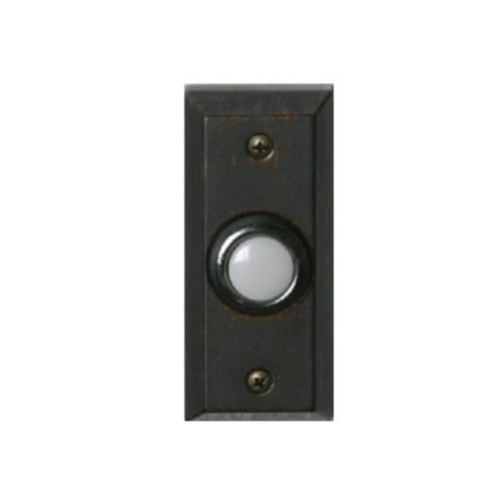 Matte Black Round Door Bell Button