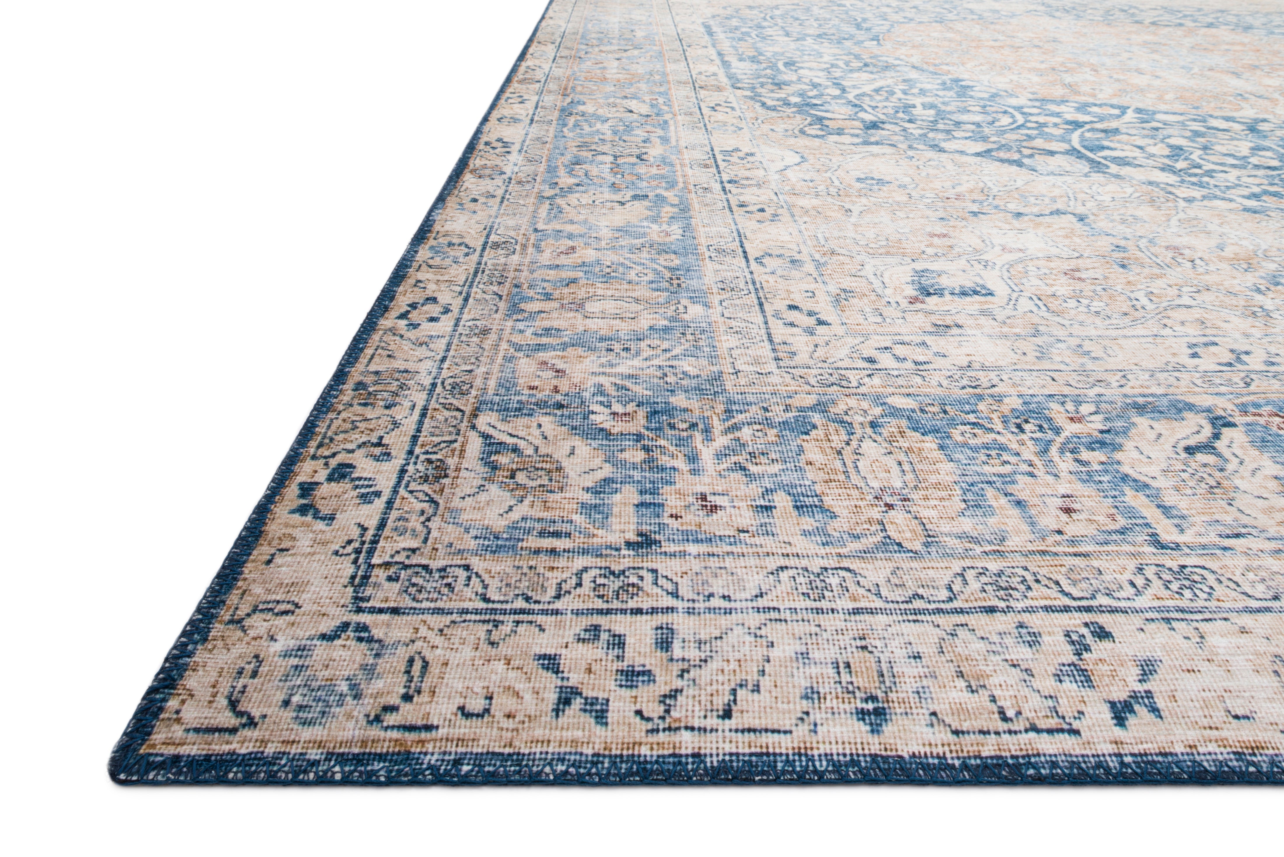 Layla Blue / Tangerine Rug