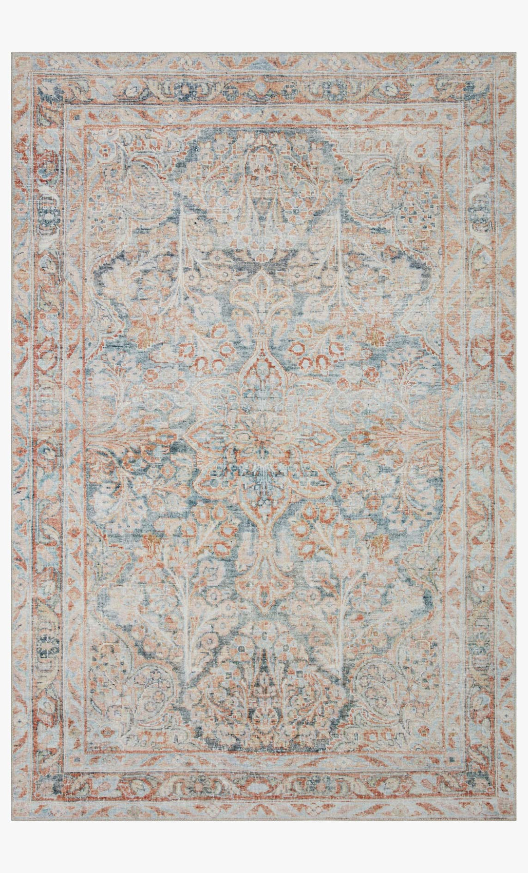Lenna Ocean / Apricot Rug