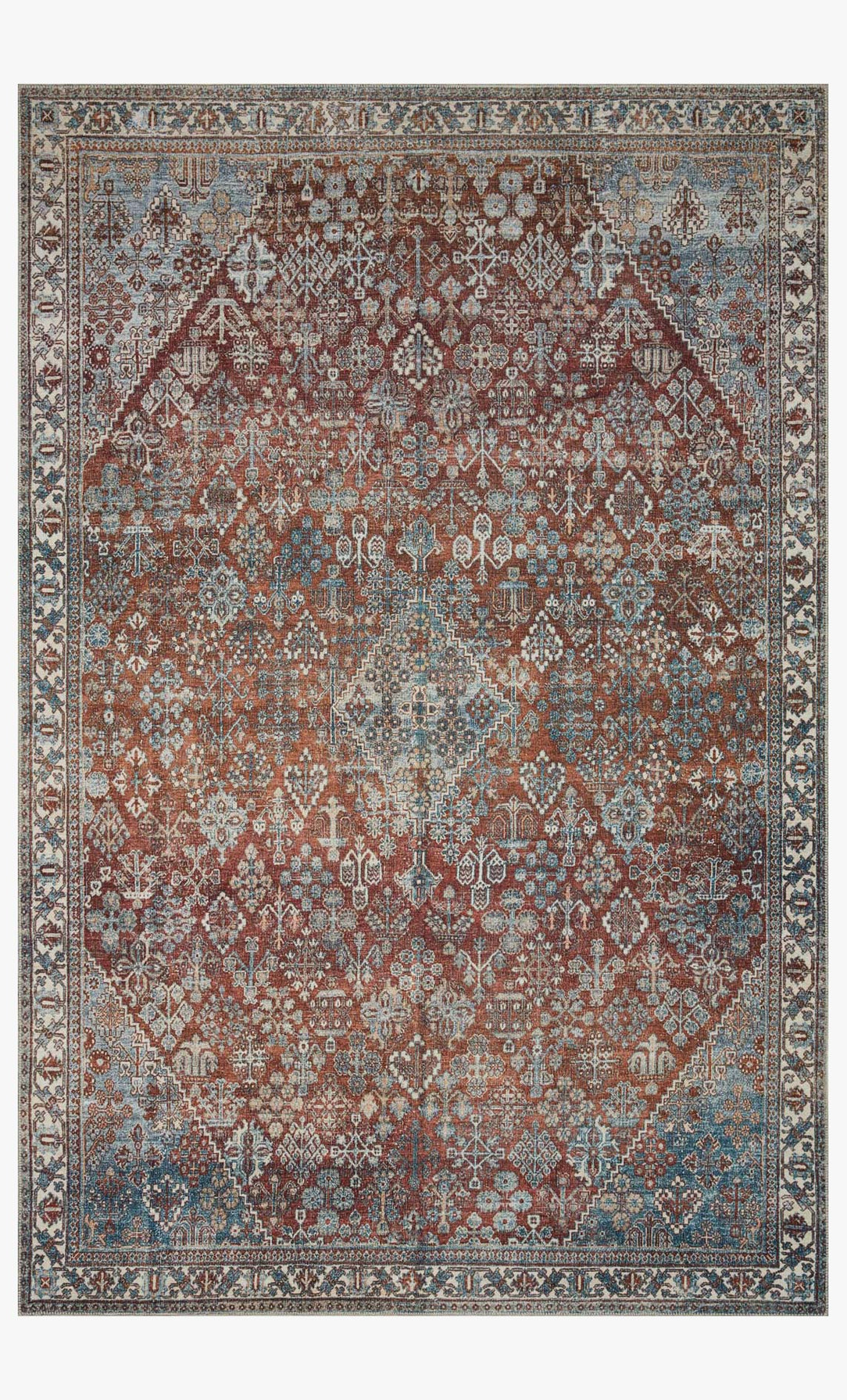 Lenna Brick / Sky Rug