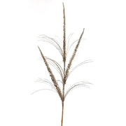 34" Champagne Gold Glitter Mica Spike Grass Spray