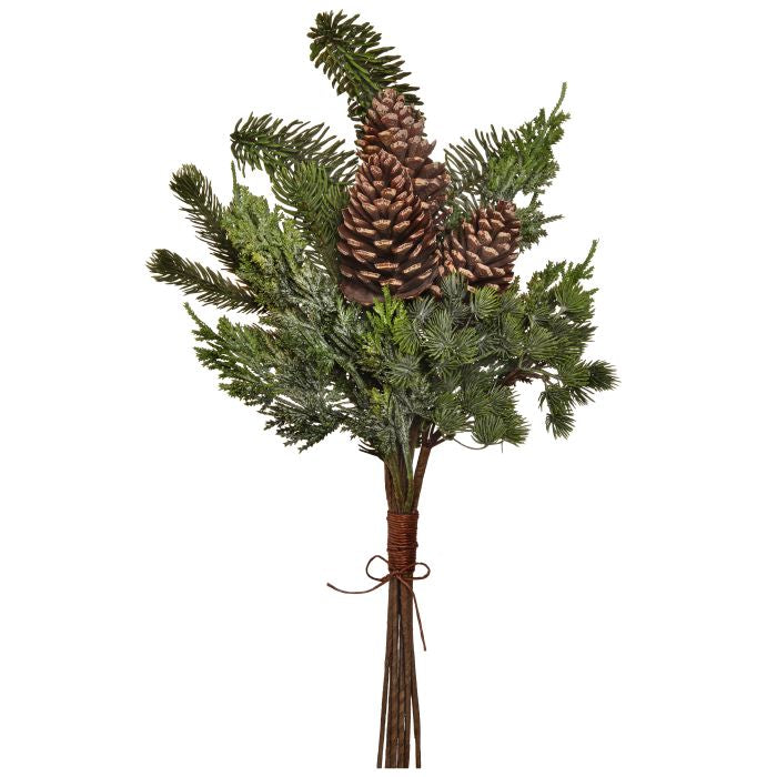 20" Spruce Pine & Pinecones Bundle