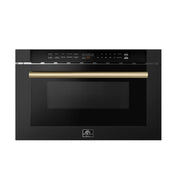 Forno Capoliveri 24" Black Microwave Drawer