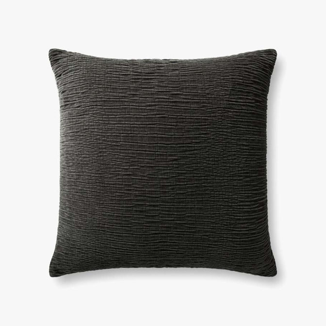 Textured Charcoal Pillow