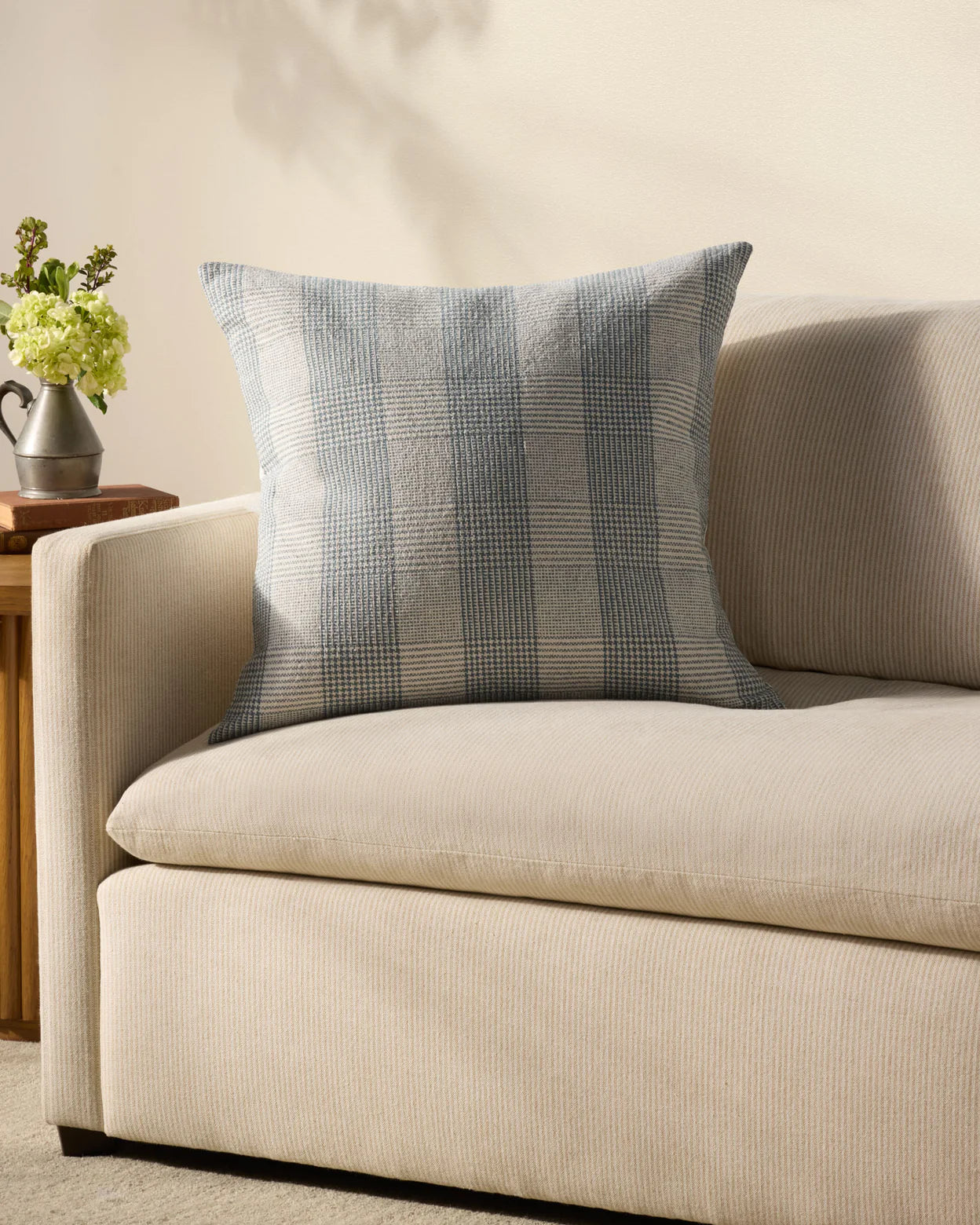 Charleston Plaid Down Pillow