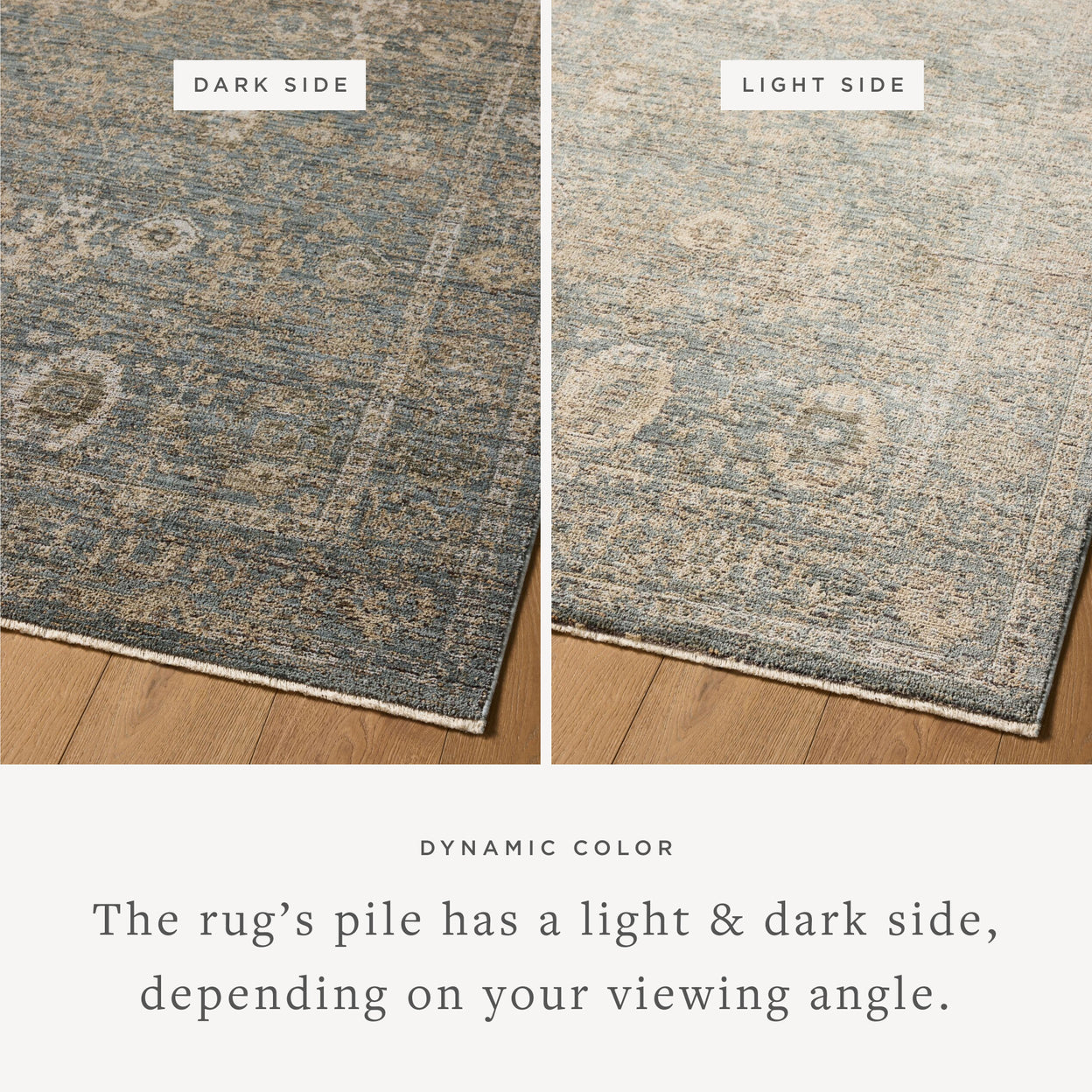 Priscilla Blue / Sand Rug
