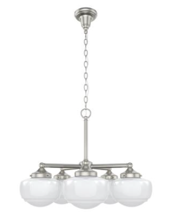 Creek Brushed Nickel Chandelier