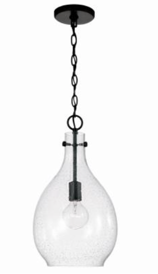 Brantley 1 Light Seeded Glass Pendant