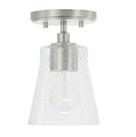 Jackie Brushed Nickel Semi-Flush Mount / Pendant