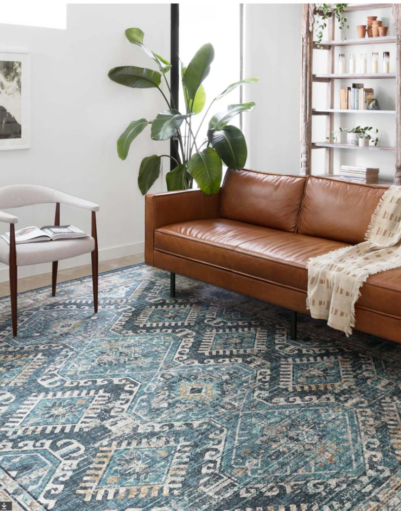 Skye Denim/Natural Rug