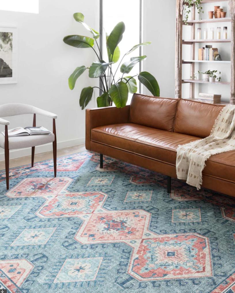 Skye Turquoise/Terracotta Rug