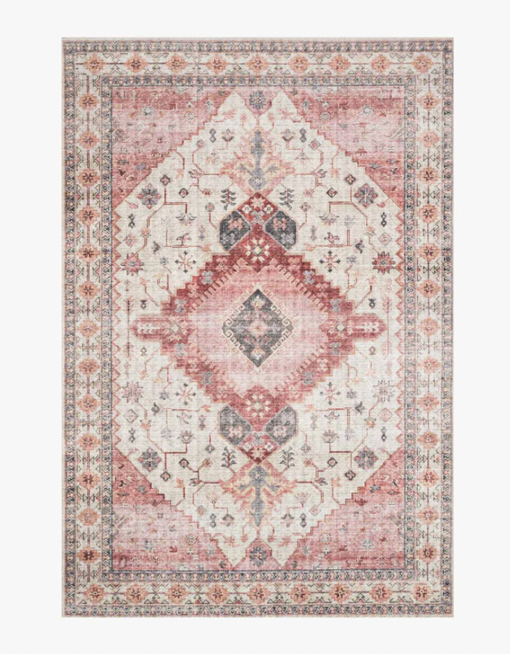 Skye Ivory/Berry Rug