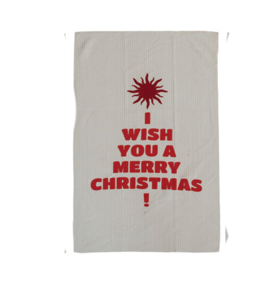 Microfiber Holiday Tea Towel