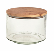 Burl Wood Lidded Canister