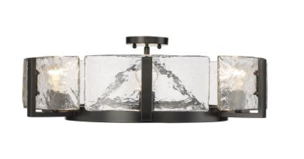 Vale 6 Light Semi Flush Mount