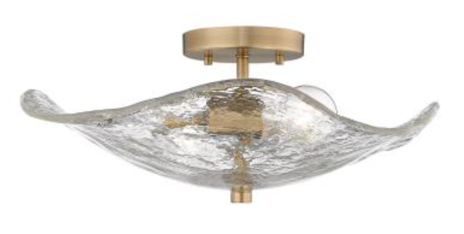 Vale Abstract 2 Light Semi Flush Mount