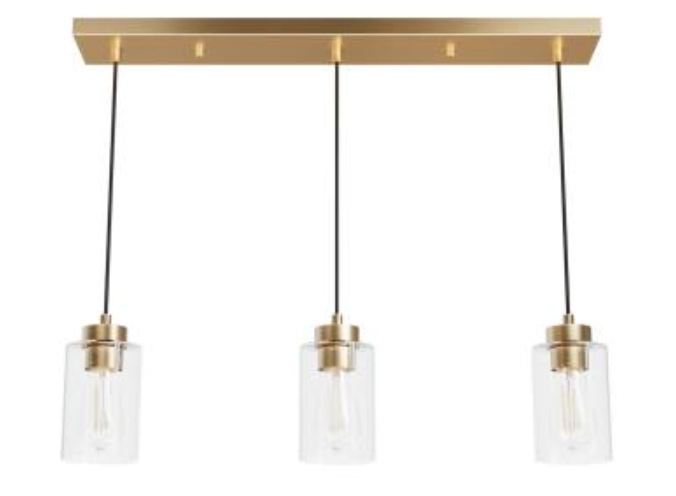 Lynd 3 Light Linear Cluster Pendant