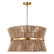 Thurlo Satin Brass Medium Hanging Shade