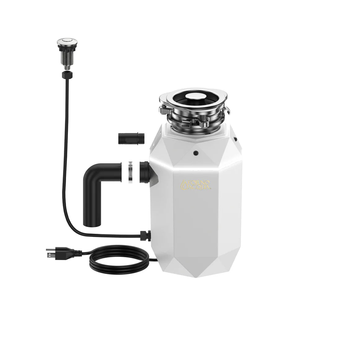 Forno Acqua Bright 3/4HP Moonstone Garbage Disposal