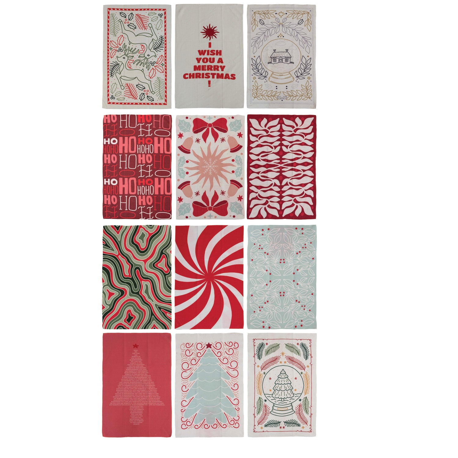 Microfiber Holiday Tea Towel