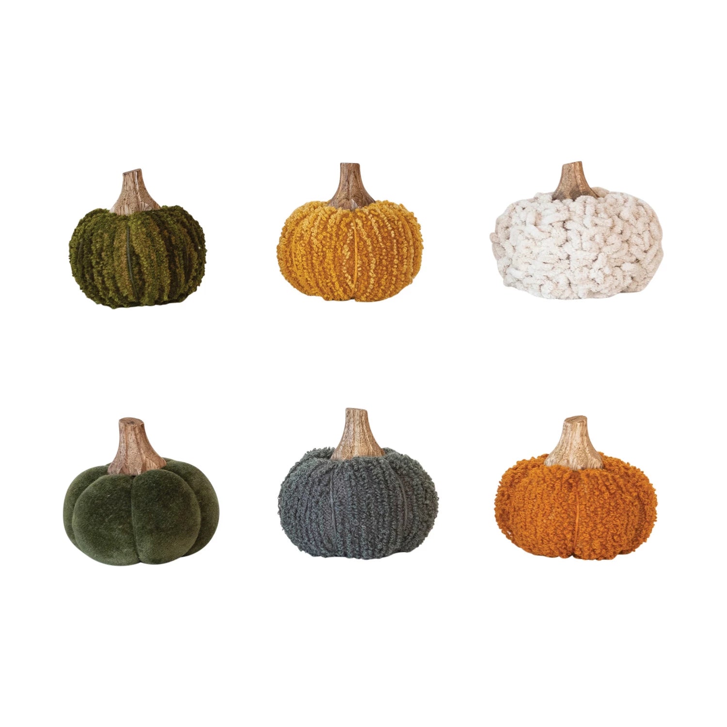 Petite Cotton Pumpkins