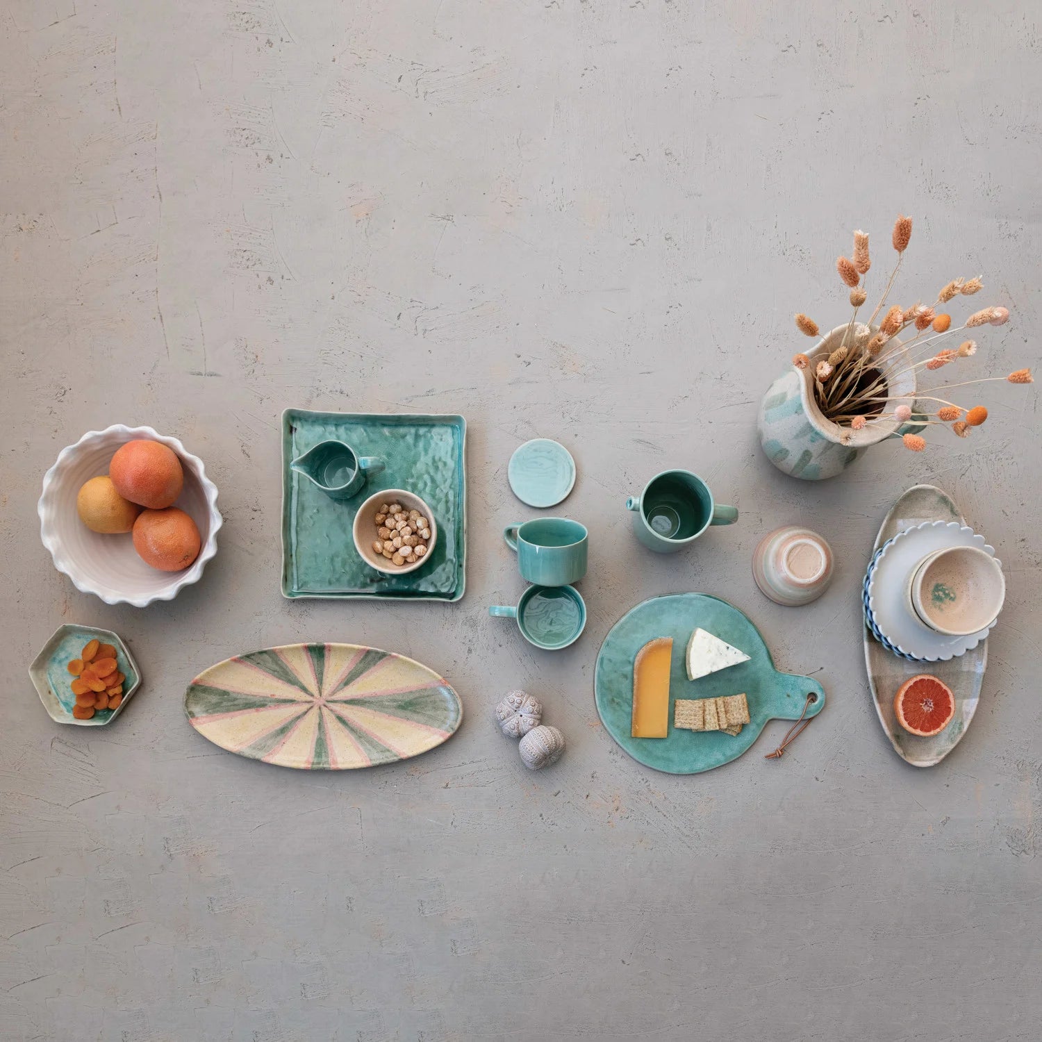 Large Scalloped Bowl