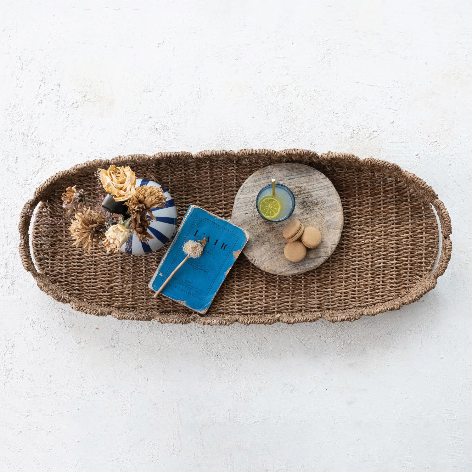 Scalloped Oval Bankuan Tray