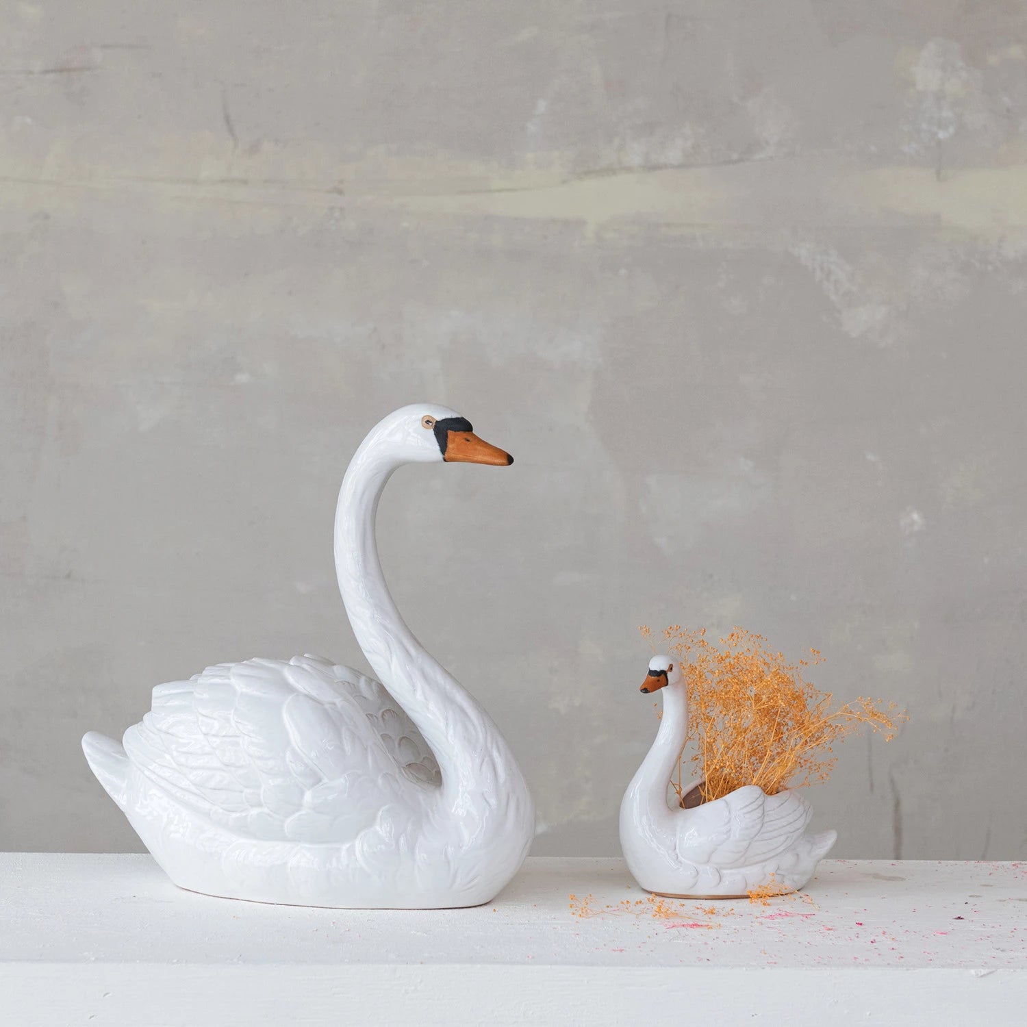 Large Swan Planter