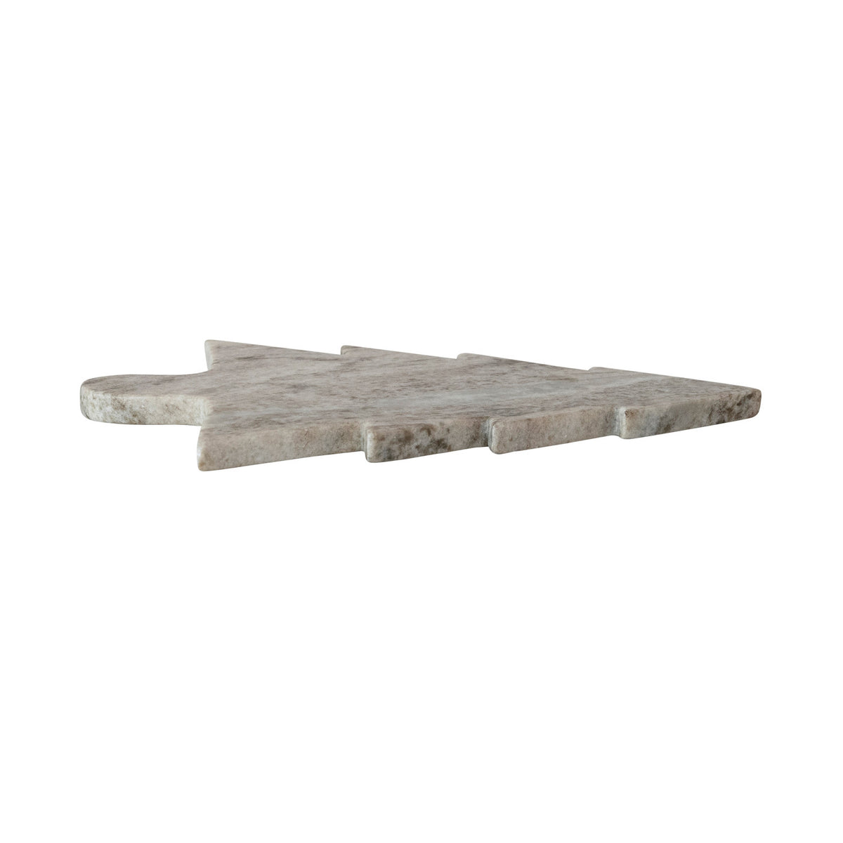 Brown Melange Marble Tree Shaped Serving Board